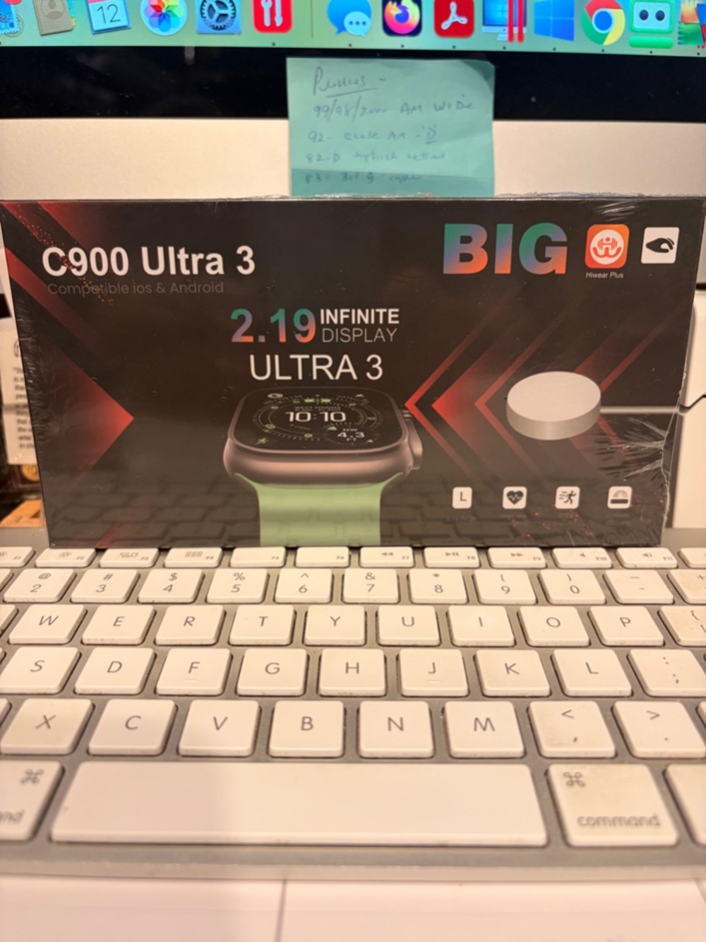 C900 Ultra 3 Smartwatch - Black